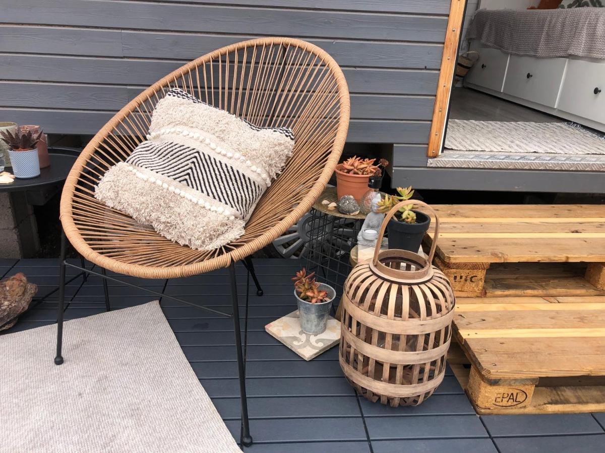 Tinyhouse Luna With Ac, Bbq And Beautiful View La Vegueta المظهر الخارجي الصورة
